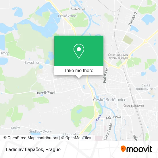 Ladislav Lapáček map