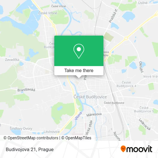 Карта Budivojova 21