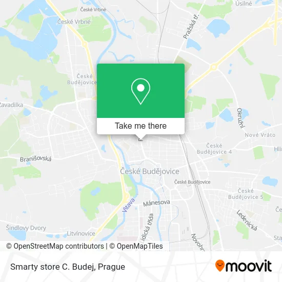 Карта Smarty store C. Budej