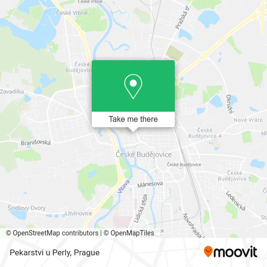 Карта Pekarstvi u Perly