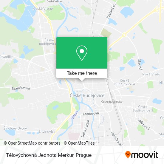 Tělovýchovná Jednota Merkur map