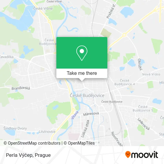 Карта Perla Výčep