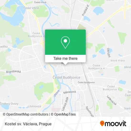 Карта Kostel sv. Václava