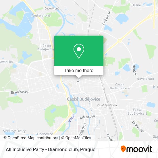 All Inclusive Party - Diamond club map