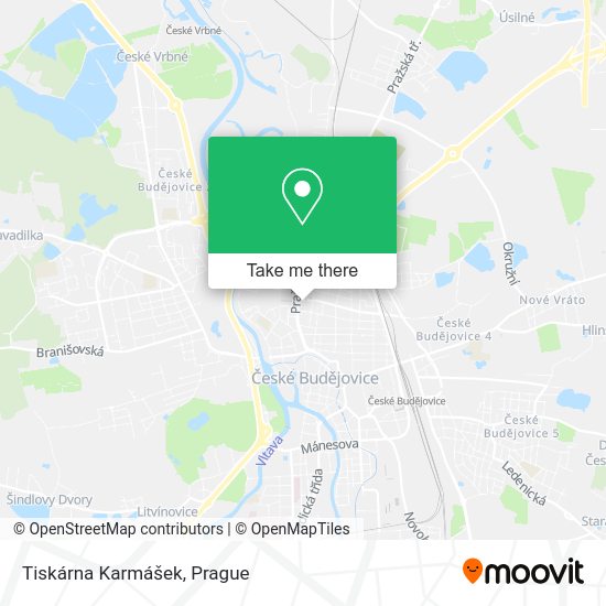 Tiskárna Karmášek map