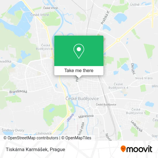 Карта Tiskárna Karmášek