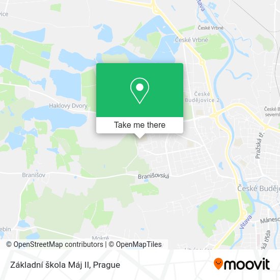 Základní škola Máj II map