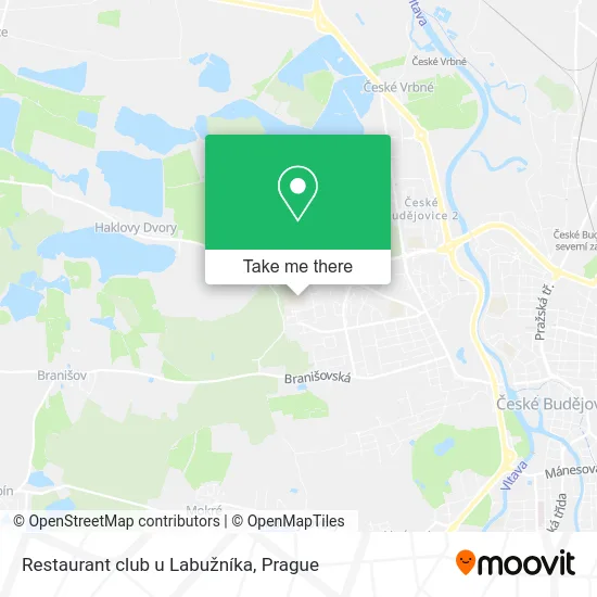 Карта Restaurant club u Labužníka