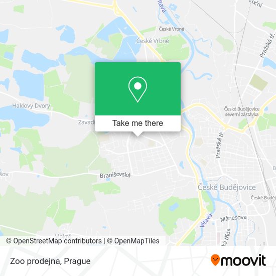 Карта Zoo prodejna