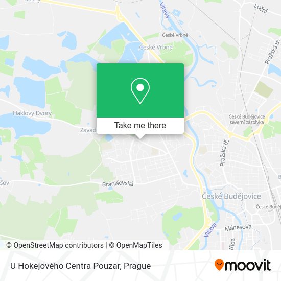 U Hokejového Centra Pouzar map