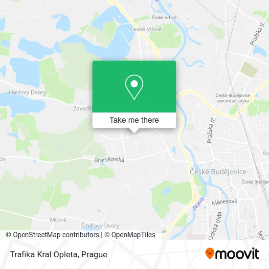Карта Trafika Kral Opleta