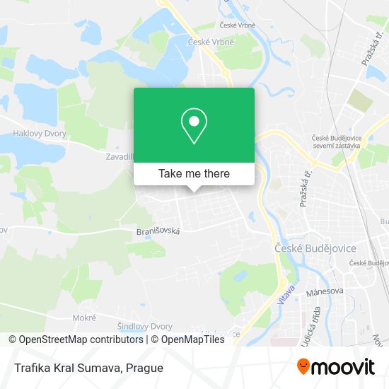 Карта Trafika Kral Sumava