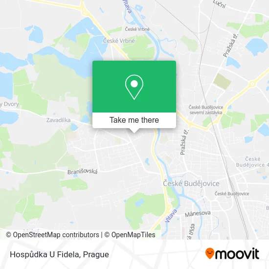 Карта Hospůdka U Fidela