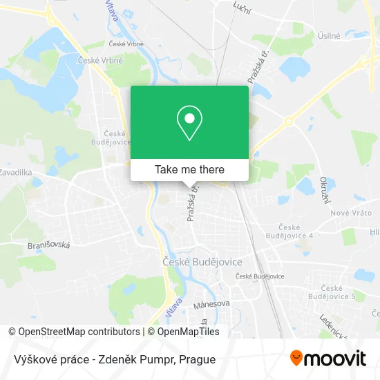 Карта Výškové práce - Zdeněk Pumpr