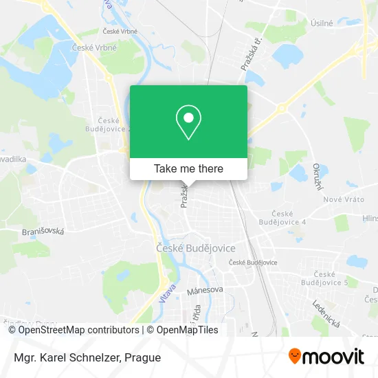 Карта Mgr. Karel Schnelzer