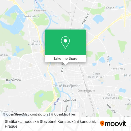 Карта Statika - Jihočeská Stavebně Konstrukční kancelář