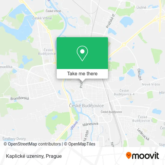 Карта Kaplické uzeniny