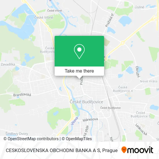 Карта CESKOSLOVENSKA OBCHODNI BANKA A S