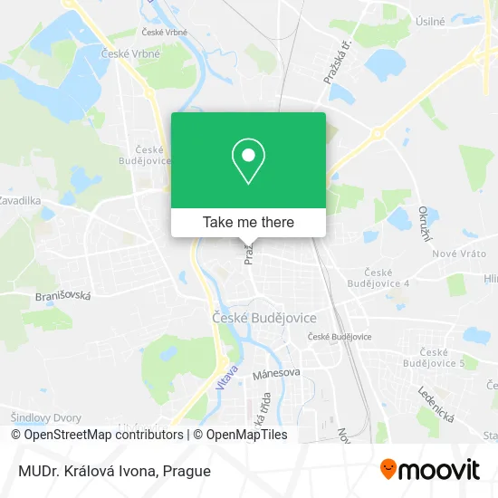 Карта MUDr. Králová Ivona