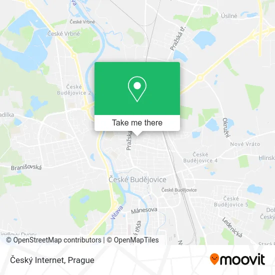 Карта Český Internet