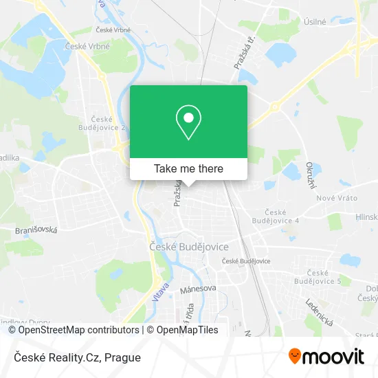 Карта České Reality.Cz