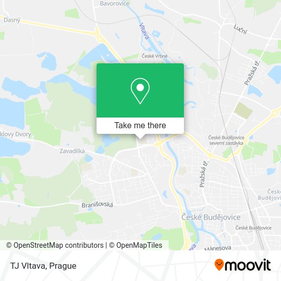 Карта TJ Vltava
