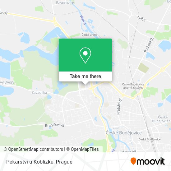 Карта Pekarstvi u Koblizku
