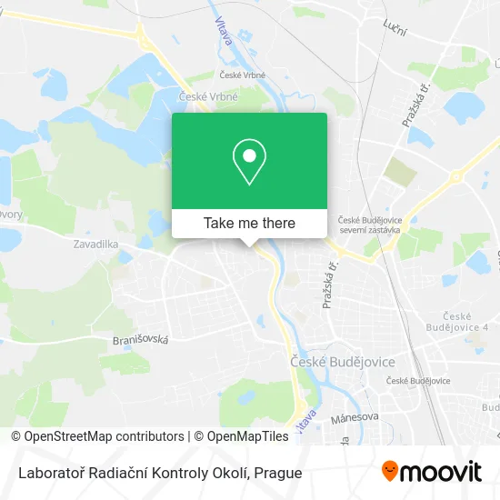 Laboratoř Radiační Kontroly Okolí map