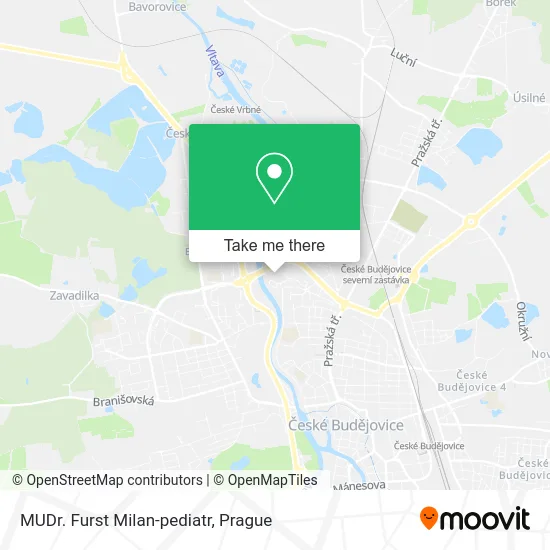 Карта MUDr. Furst Milan-pediatr