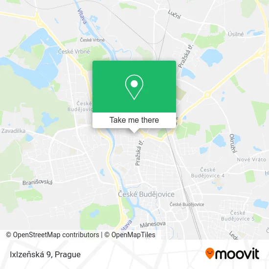 Карта Ixlzeňská 9
