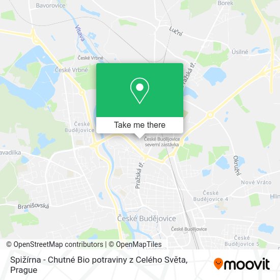 Spižírna - Chutné Bio potraviny z Celého Světa map