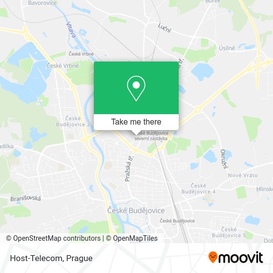 Host-Telecom map