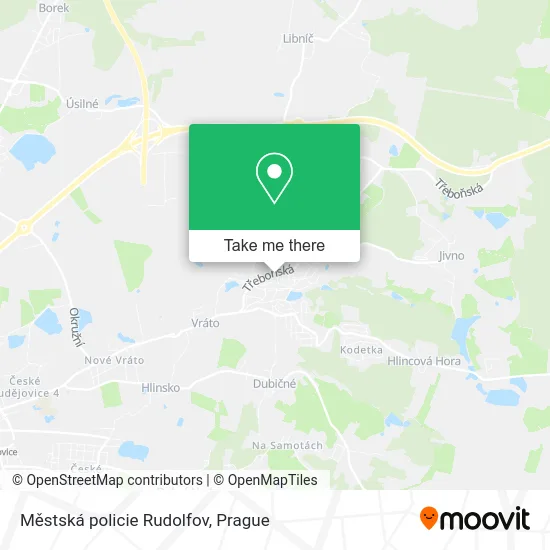 Městská policie Rudolfov map