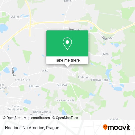 Карта Hostinec Na Americe