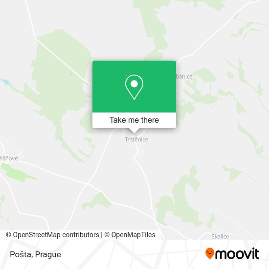 Карта Pošta