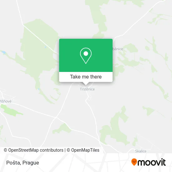 Карта Pošta
