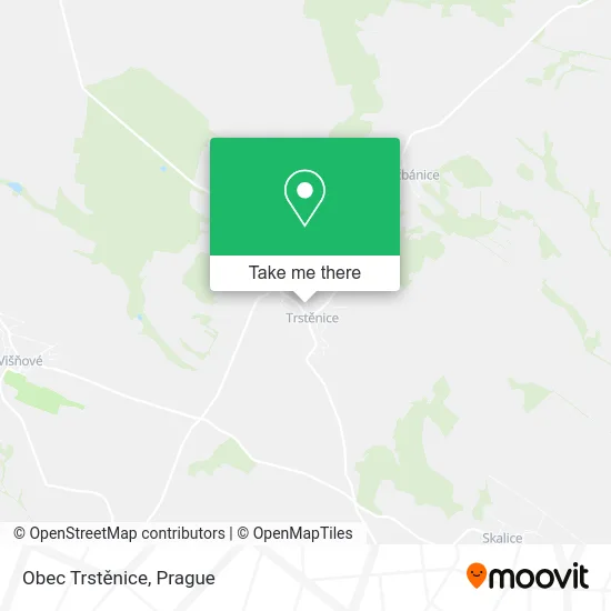 Карта Obec Trstěnice