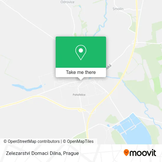 Карта Zelezarstvi Domaci Dilna