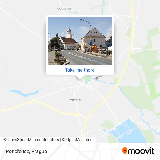 Карта Pohořelice