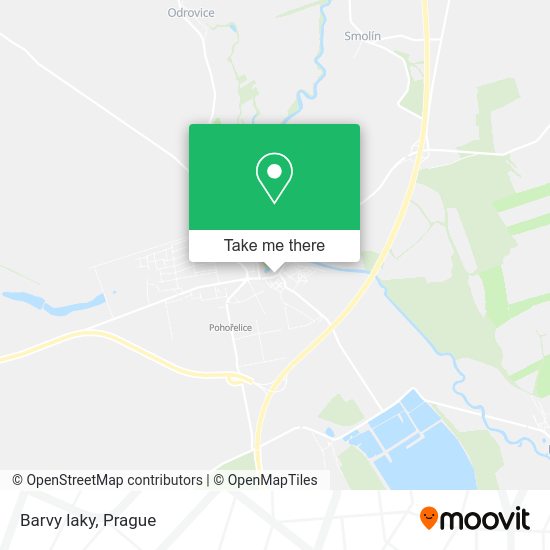 Карта Barvy laky