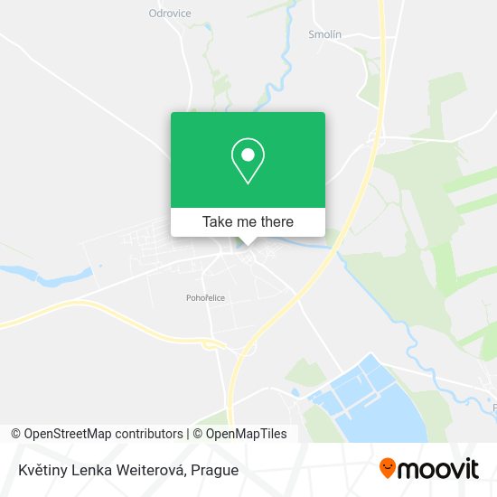 Květiny Lenka Weiterová map