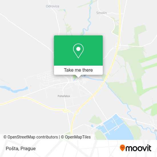Карта Pošta