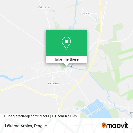 Lékárna Arnica map