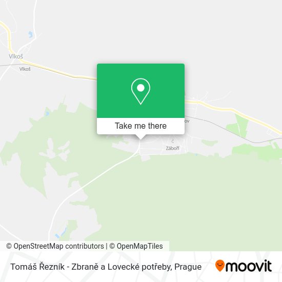 Tomáš Řezník - Zbraně a Lovecké potřeby map