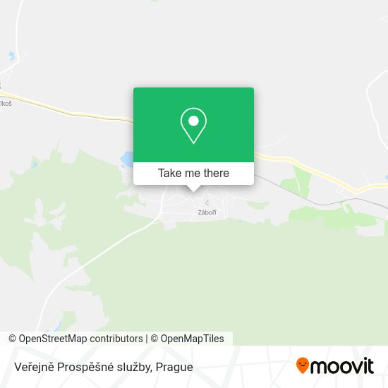 Veřejně Prospěšné služby map