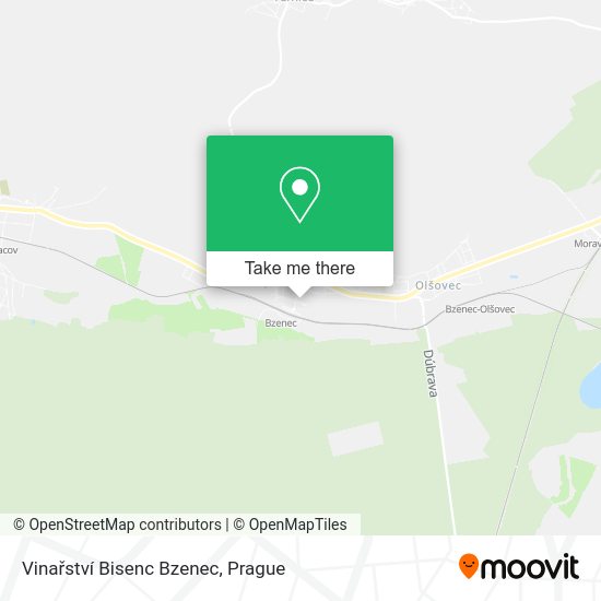 Vinařství Bisenc Bzenec map
