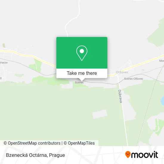Карта Bzenecká Octárna