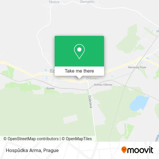 Карта Hospůdka Arma