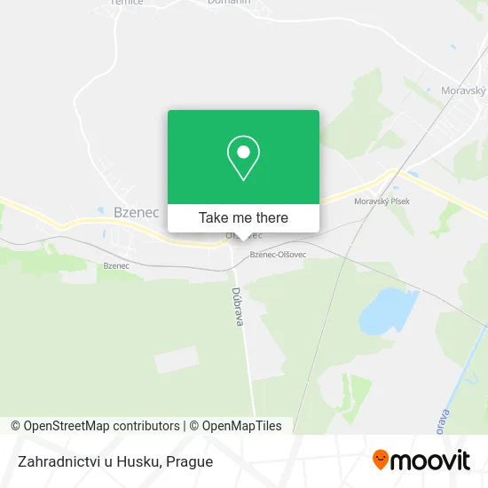 Карта Zahradnictvi u Husku