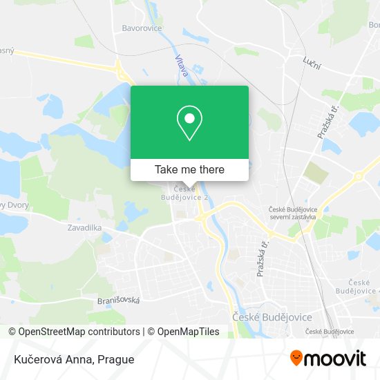Kučerová Anna map